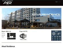 Tablet Screenshot of aksairesidence.com